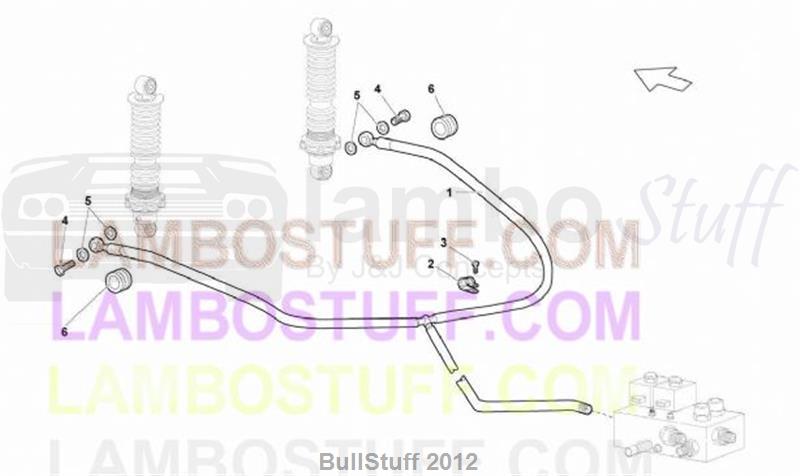 2010 Lamborghini MURCIELAGO LP 640 ROADSTER AUSTRALIA JACKING SYSTEM (412.01.00)
